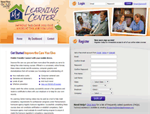 Tablet Screenshot of learningcenter.pahomecare.org